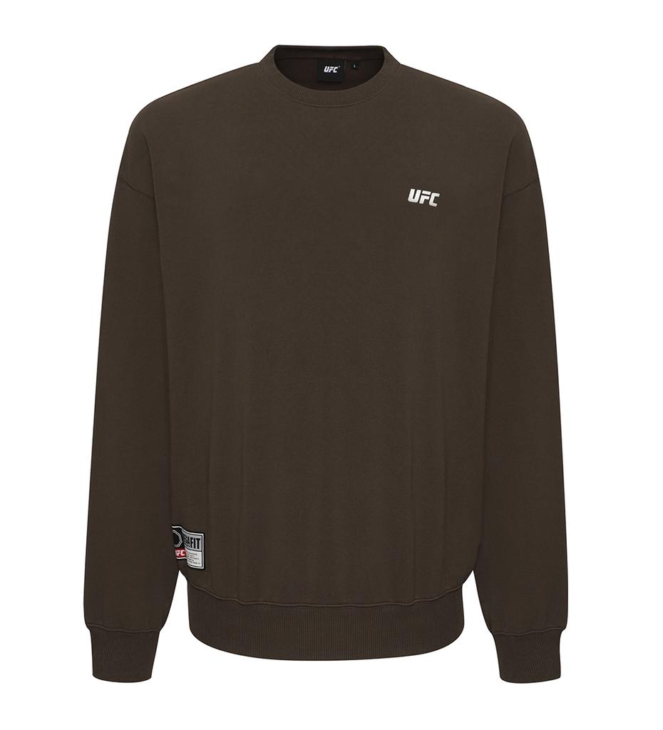 UFC SPORT Ufc Gothic Mega Fit Sweatshirt Brown U2Swx1104Br