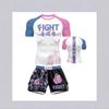 Mens Quick-Dry MMA Training Set Sportswear Workout Gym Fighting Practice