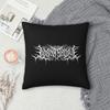 Логотип Lorna Shore Белый Наволочка для квадратной подушки Наволочка для подушки Чехол для декоративной подушки для дома Спальни Автомобиля