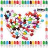 Tiny Love Message Capsule Letter In A Bottle Cute Love Friendship Half Pill In R