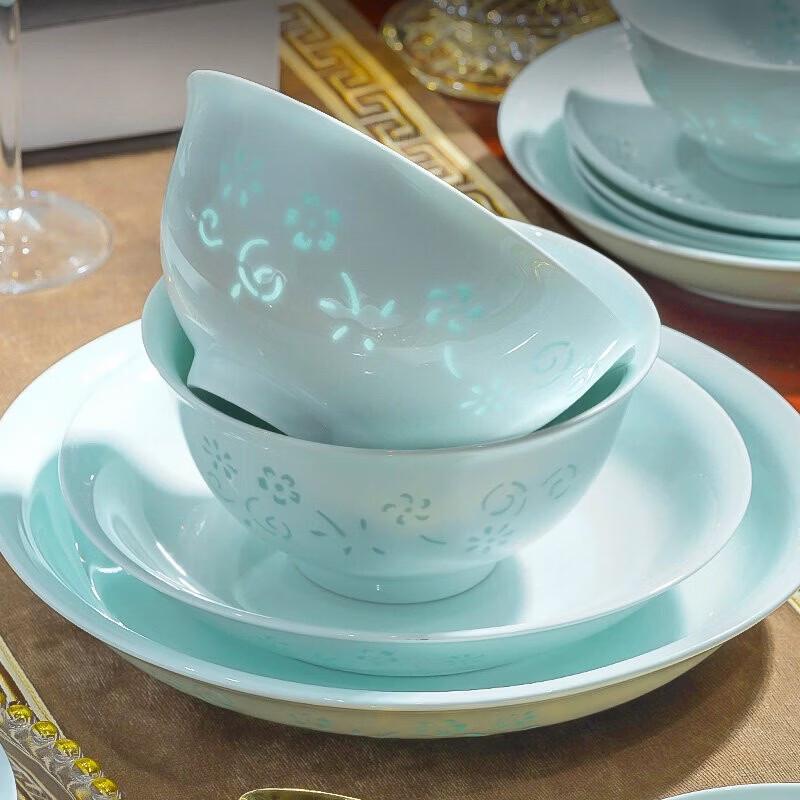 Набор столовой посуды AoWei Jingdezhen Yingqing Linglong
