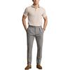 Polo Ralph Lauren SS24 вышитый логотип в полоску приталенная рубашка поло с коротким рукавом мужские рубашки поло пляжно-бежевый MNPOKNI1N822953-250
