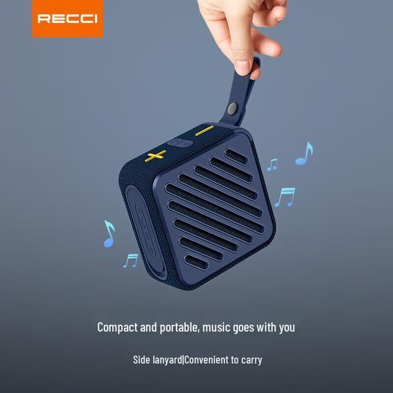Recci RSK-W33 HiFi Portable Bluetooth 5.3 Speaker CN plug (adapter included)