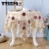 European Style Embroidered Tablecloth Embroidered Rectangular Cover Cloth Hollow Glass Yarn Lace Table Cloth Table Cloth Tea Table Cloth