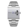 Men's Watch Quartz Movement Fashionable Digital-Less Concept Small-Sized Water-Resistant Steel Bracelet Watch Trendy Suitabl