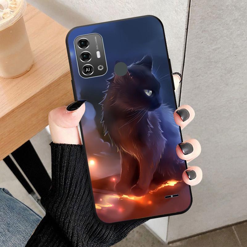 For ZTE Blade A53 Pro Case Cover Fundas Black Soft Silicone TPU Protective Phone Case For ZTE Blade A53Pro Bumper Shell Coque