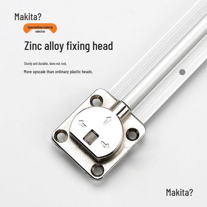 Surface-Mounted No-Groove Wardrobe Door Straightener for Double-Opening Cabinets