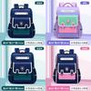 Sesame Baby School Backpack For Kids With Breathable Pu Material And Air Cushion Straps