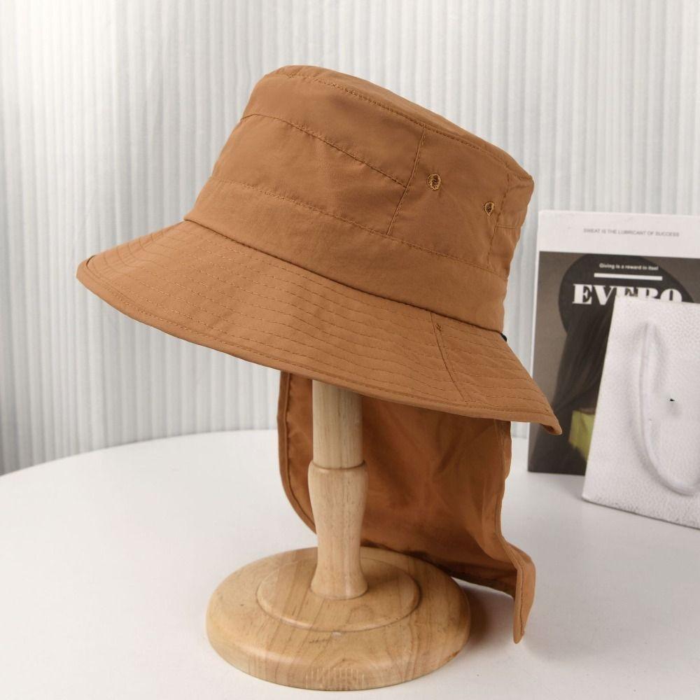 Quick-drying Anti-UV Fishman Hat UPF 50+ Wide Brim Sun Hat Adjustable Foldable Bucket Hat Summer