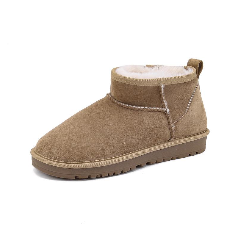 Короткие ботинки Weiwei girl 2913-3 на платформе, зимние меховые сапоги для снега, короткие, из утолщенного бархата и хлопка, женские