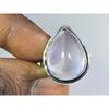Natural Rose Quartz 925 Solid Sterling Silver Ring Size US-8 PG-266