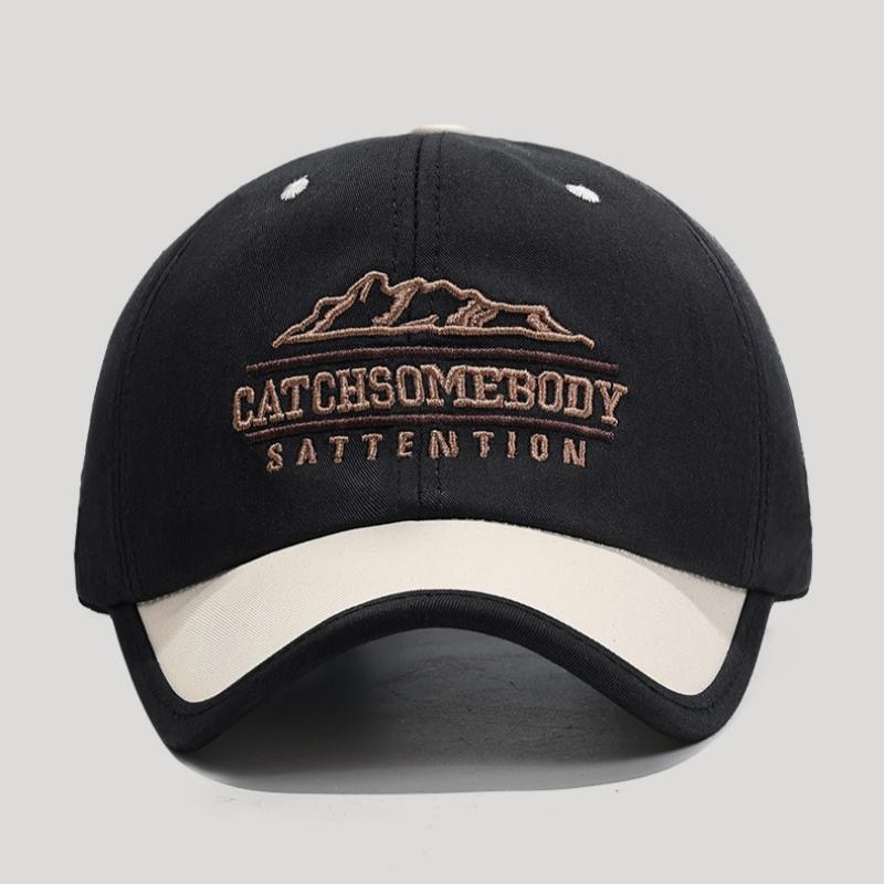 NORTHWOOD Short Brim Letter Breathable Baseball Cap New Men's Women's Soft Top Peaked Cap Outdoor Sun Baseball Hat