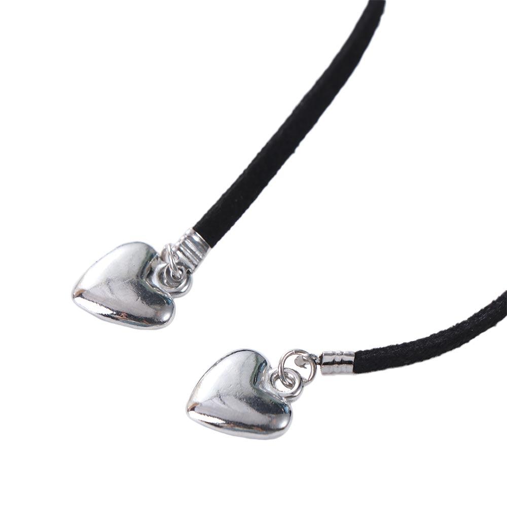 Винтажное ожерелье с подвеской в виде сердца в корейском стиле, ленточное колье Love Choker, ювелирные изделия Y2K