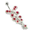 [I1352] - Red 'Butterflies' Body Piercing