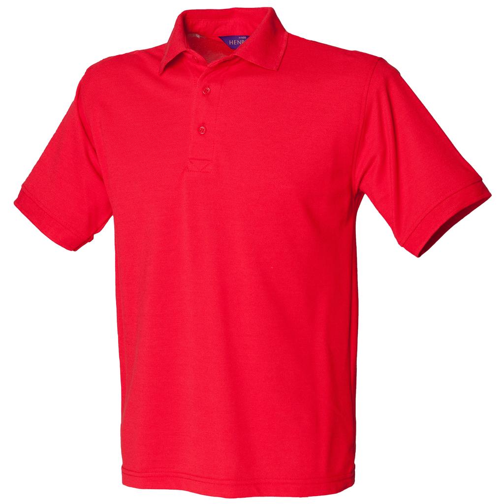Henbury Mens Short Sleeved 65/35 Pique Polo Shirt