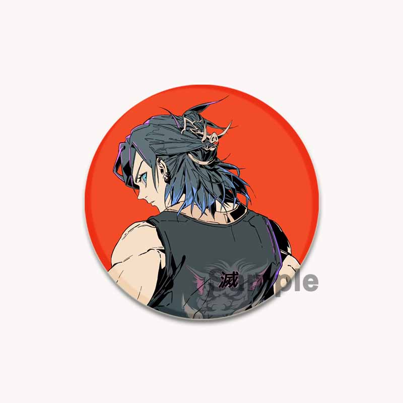 32/44/58 мм аниме Камадо Танджиро/Хасибира Иносукэ броши Кочоу Синобу/Камадо Незуко/Цуюри Канао/Агацума Зеницу значок ручной работы, булавка