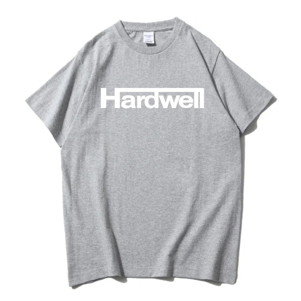 DJ Hardwell Logo Print Tshirt Cotton Short Sleeve Male Tshirts Unisex Hip Hop Streetwear Casual Oneck Unisex Women T Shirt Tees