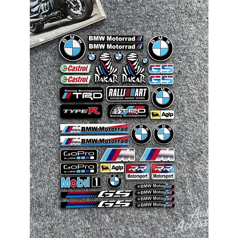 BBIK2 Светоотражающие наклейки из ПВХ для серии BMW Motorrad GS M Power Motorsport Водонепроницаемые наклейки для мотоциклетного шлема, ноутбука, аксессуаров