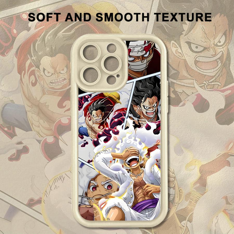 One Piece Luffy Крутой чехол для iPhone XR 17 Air XS Max 16e 15 16 14 Plus 13 12 11 Pro Max Мягкий чехол