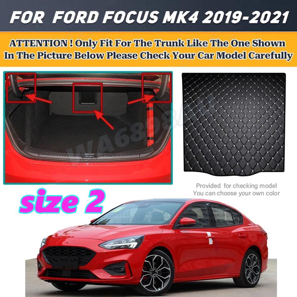 Индивидуальный коврик в багажник для Changan-Ford Focus MK4 2019 2020 2025, нескользящее дно, высокий борт