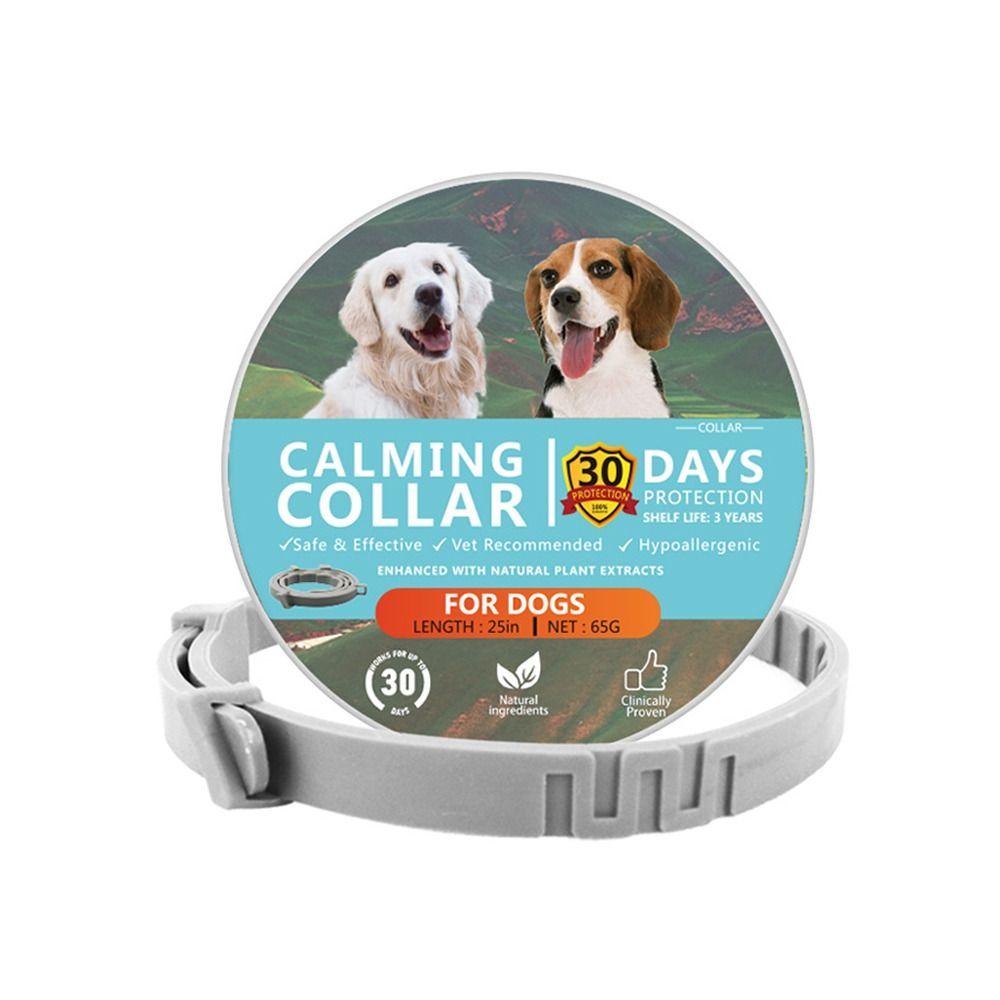 38см/63,5см Успокаивающий ошейник для питомцев TPR Товары для питомцев Портативное ожерелье для собак и кошек Кошки