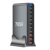 Многопортовое GaN-зарядное устройство 765 Вт Power Delivery Быстрая зарядка Материал ABS PC 10-портовая USB-станция зарядки