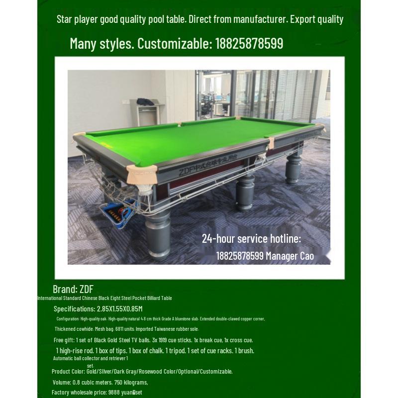 12ft Xin Qiuxing Russian Billiard Club Table