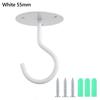 1PC Ceiling Plant Hanging Hooks Wall Mount Hangers Bracket Garden Plants Hanging Basket Hooks Home Hardware 55/65mm