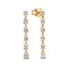New 925 Silver Sparkle Double Hoop Heart Earrings For Women Fashion Silver Earring Jewelry Gift