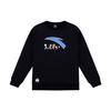 Anta X Snoopy Collaboration Life Series Logo Cartoon Print Свободный круглый вырез свитер с длинным рукавом толстовка унисекс толстовка черная 952139731-4