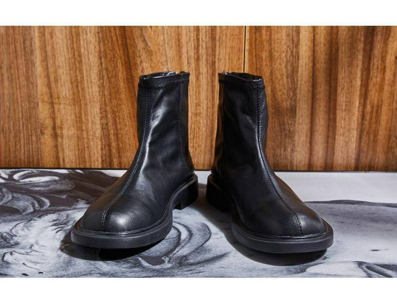 Men's Genuine Leather Martin Mid-Cut Casual Boots with Velvet Lining - Trendy All-Match Design for Spring and Autumn