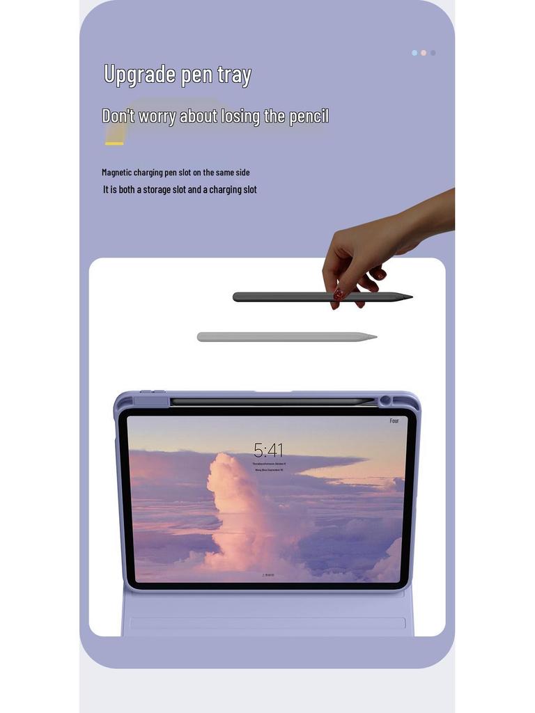 Чехол для Xiaomi Pad 7 Pro с Bluetooth-клавиатурой, 11,2-дюймовая защитная крышка