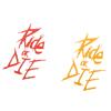 1pc Bike Frame Sticker Ride Or Die Top Tube Sticker Decorative Bicycle Decals Frame Stickers Bike Stickers Bike Decal