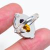 Ametrine 925 Sterling Silver Ring V6436, Yellow & Purple Ring, Oval Ring, Valentin's Day Gift, Gift For Her, Birthday Gift, Handmade Jewelry, Silver J