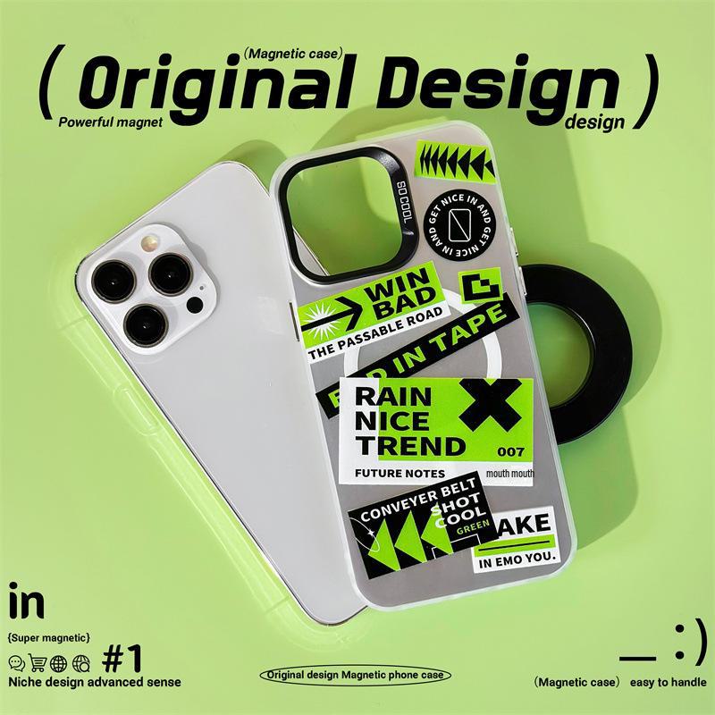 Чехол Zhitai Magnetic Frosted Laser для iPhone 15 Pro/14/13 и Huawei Mate 60 Pro