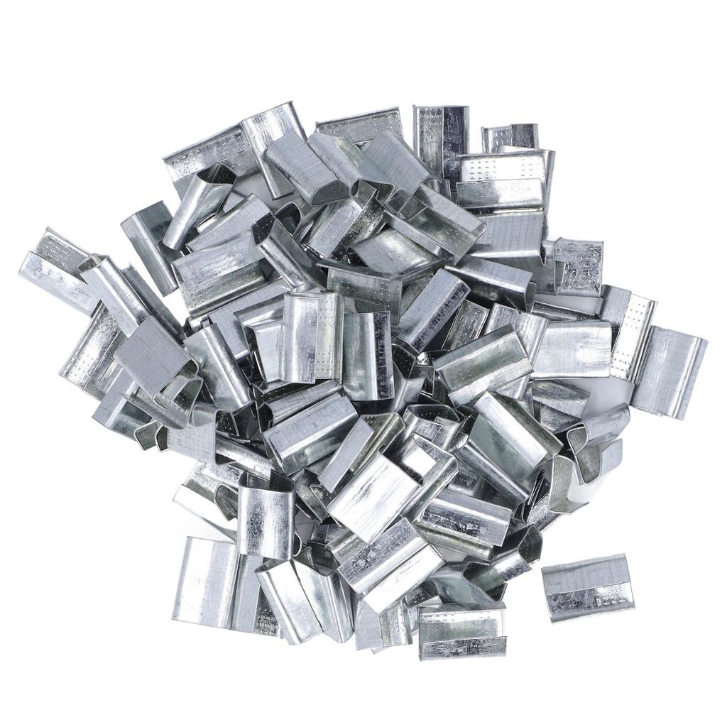 Металлическая пряжка для обвязки из оцинкованной стали, открывающиеся замки для пластиковой ПЭТ-ленты шириной 16 мм