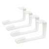 4PCS RV Curtains Holder With Screwdriver White ABS Side Curtain Hold Down Curtain Track Clips for RV Window Curtain