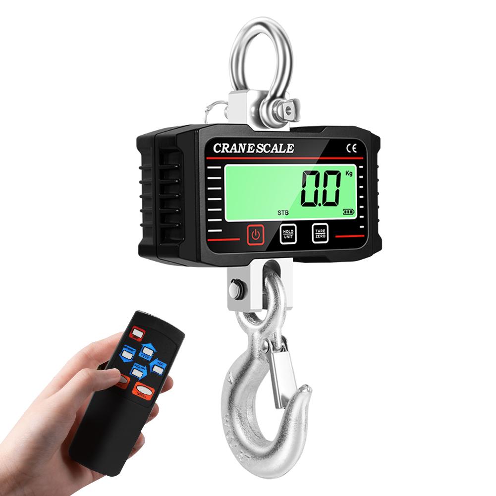 Digital LCD Display 2000kg Crance Scale Portable Electronic Heavy Duty Weight Hook Crane Industrial