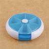 Weekly Rotating Pillbox Travel Pill Case Pill Organizer Medicine Box Drugs Pill Container