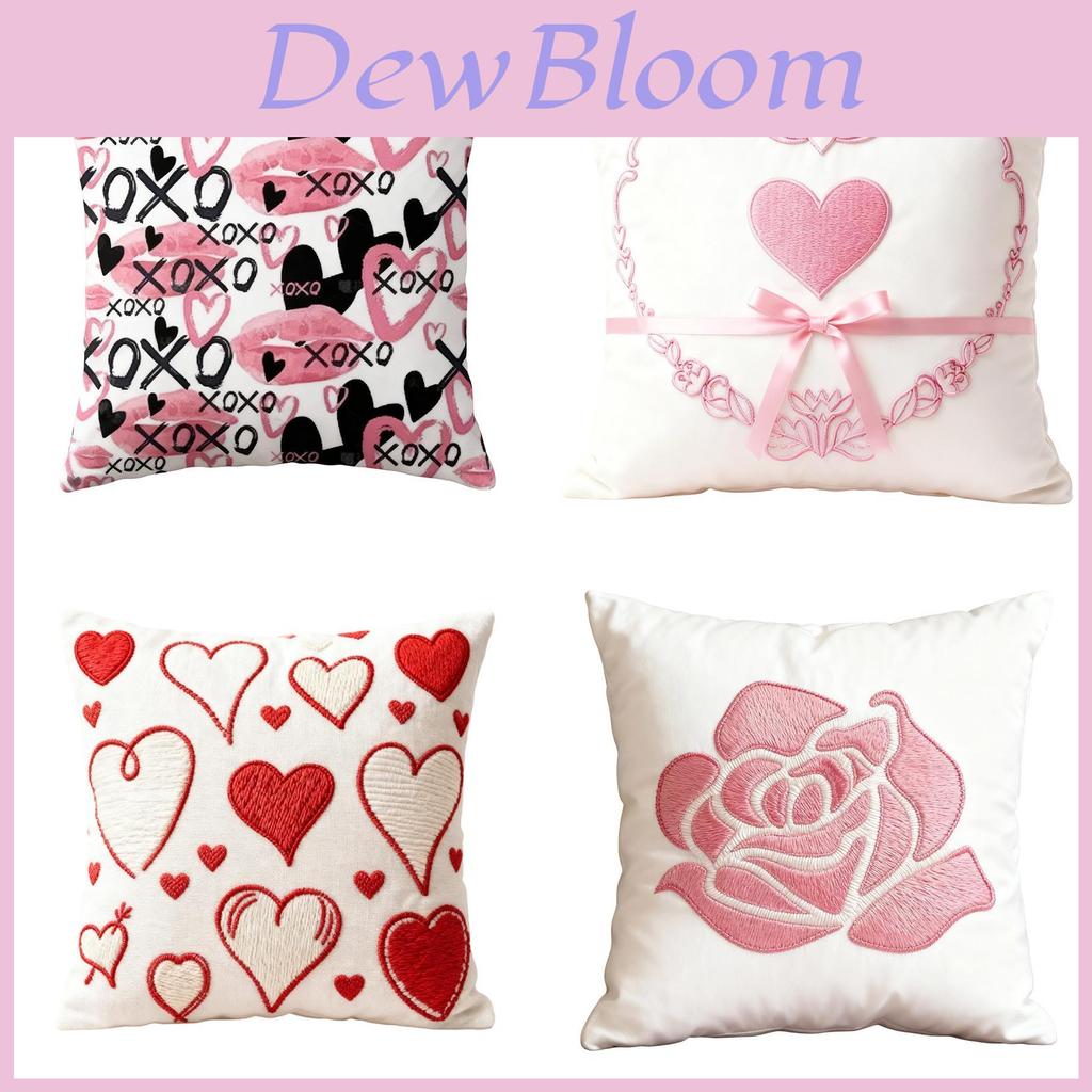 Новая наволочка в китайском стиле с декором в виде сердца из плюшевого материала для гостиной, подарок