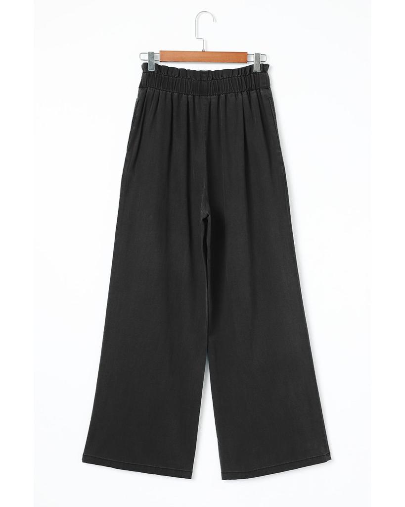 Azura Exchange Pocketed Wide Leg Tencel Jeans