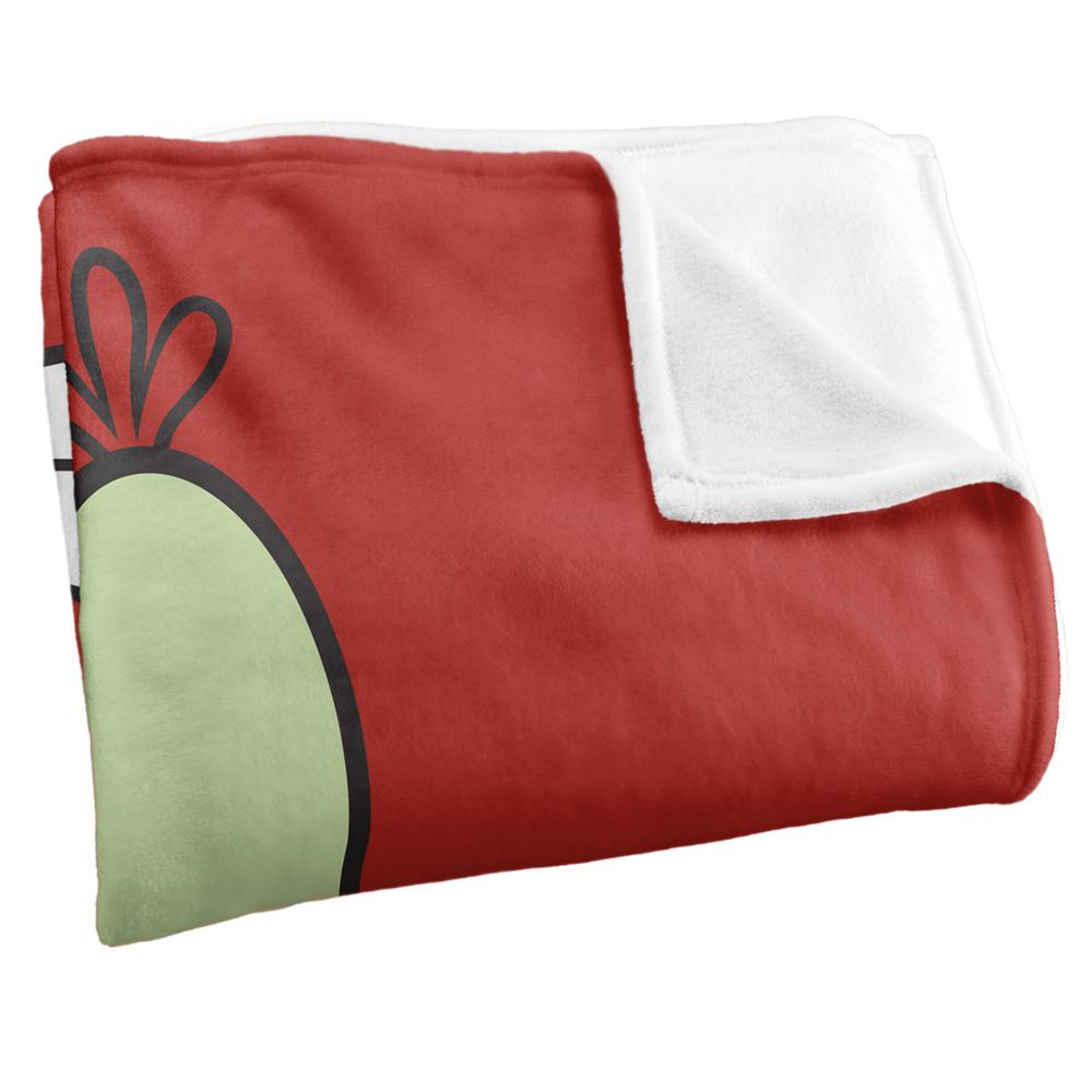 SpongeBob SquarePants Silky Face Mr Krabs Supersoft Blanket