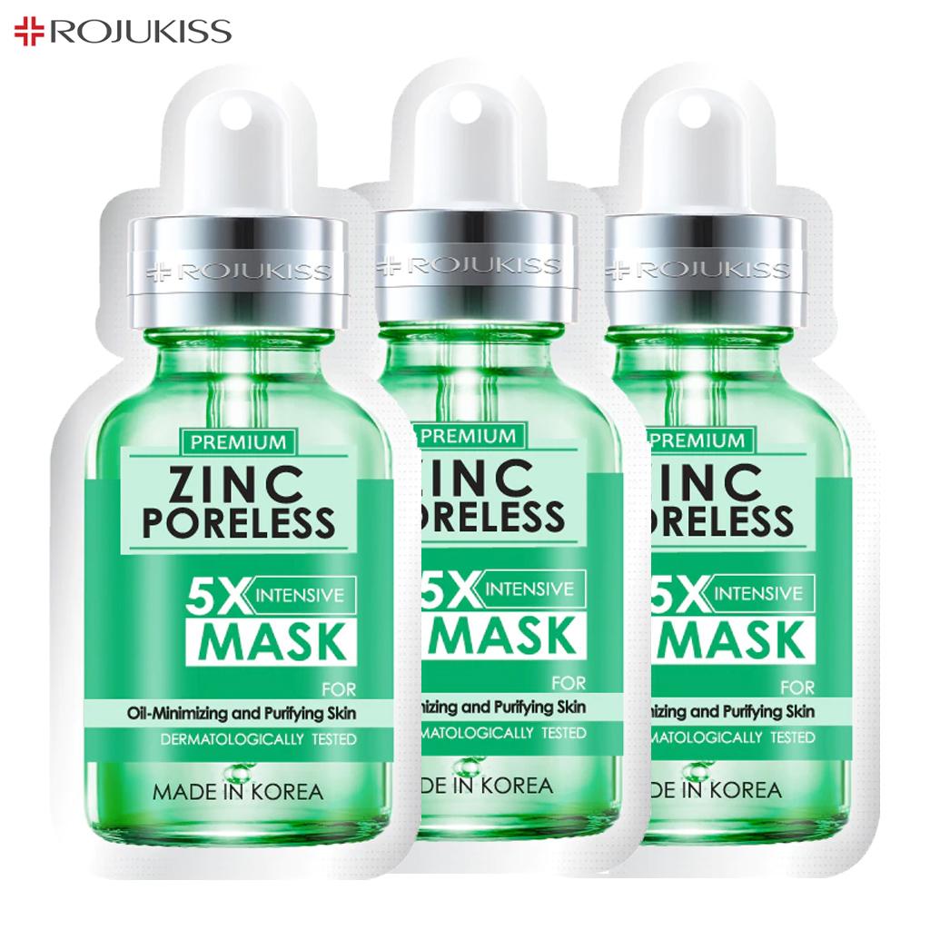Rojukiss Акне/Укрепляющая/Красная сыворотка/Глута/HYA/Омега/Идеальная/Восстанавливающая/Белая/Цинковая интенсивная маска без пор 5X 25 мл - Thai Skincare