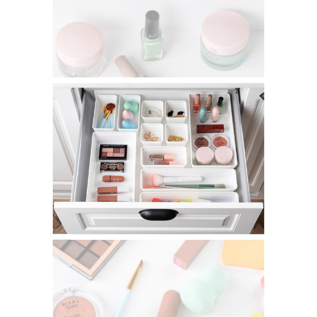 12-секционный органайзер для косметики и украшений - Дизайнерский ящик-органайзер, белый