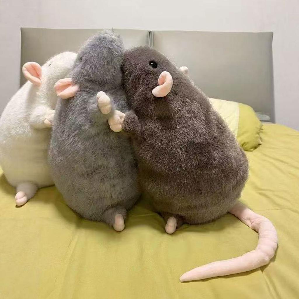 Creative 40/55/90cm Mouse Doll Oversized Rat Plush Cartoon Soft Animal Figure Kids Gift Birthday Stuffed Plush Animals Jumbo Toy