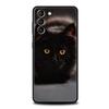 Черный кот Чехол для телефона для Samsung Galaxy S25 S24 S23 S22 Ultra S20 S21 FE 5G S10 S9 Plus S10E Мягкий ТПУ Чехол