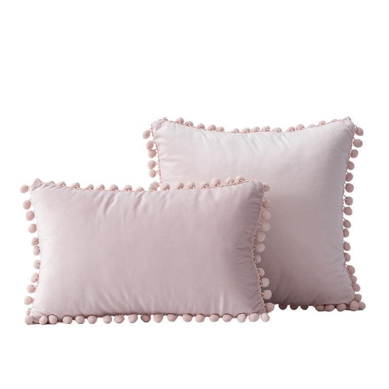 Наволочки для подушек 18x18 бирюзового цвета: 2 упаковки удобных мягких помпонов бархатных квадратных декоративных наволочек для декора дома в фермерском стиле