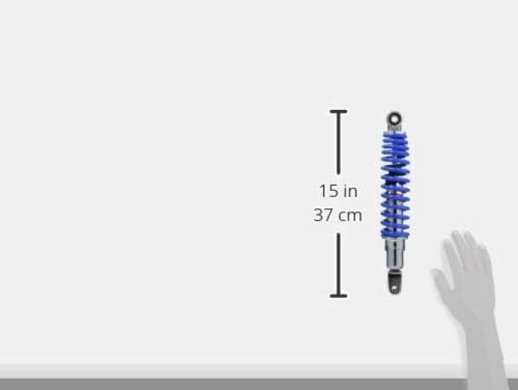 YSS Rear Spring for Address Suspension, Chrome/Blue, 5-Stage Preload, V125/G/S, V125-315mm