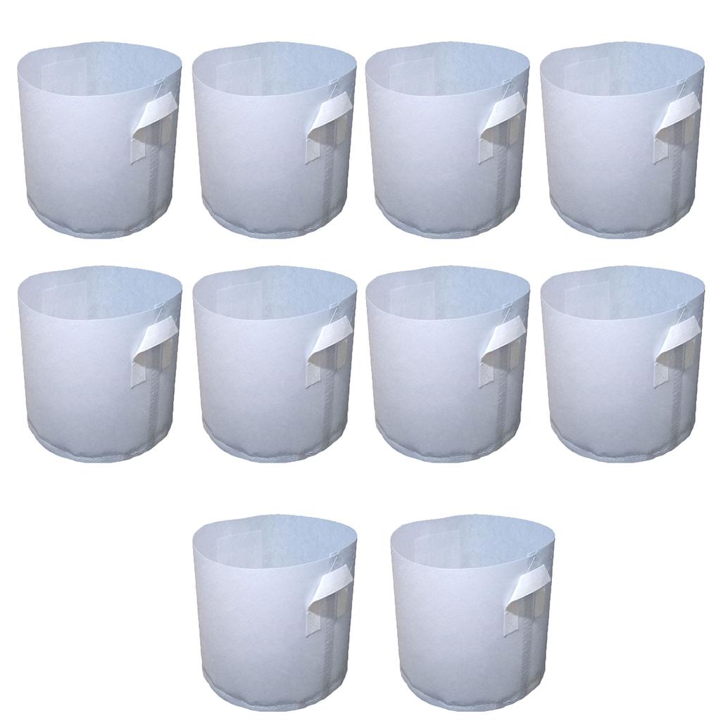 10 шт. Мешки для выращивания рассады Большие Биоразлагаемые Мешки для выращивания саженцев из нетканого материала Стартовые горшки Мешочек для посадки