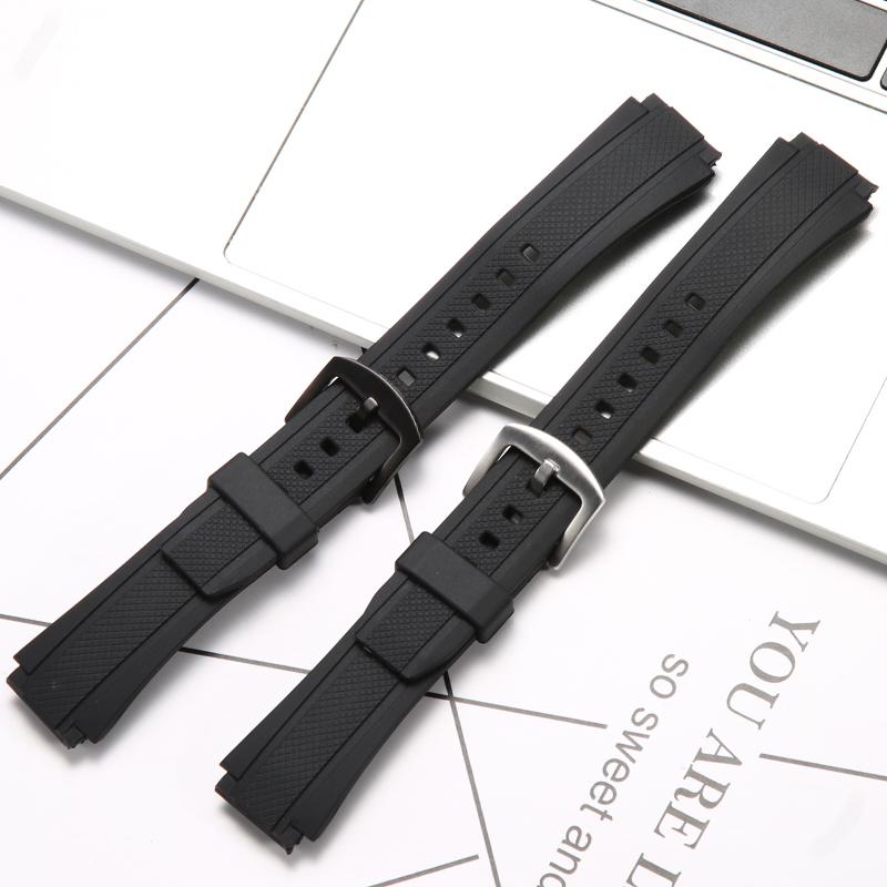 Смоляной ремешок для часов Casio EF-552 EF-552D-1A, водонепроницаемый, спортивный, резиновый браслет, аксессуары для часов, 20 мм